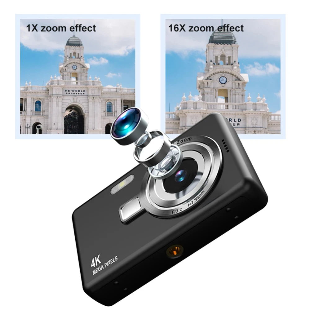 Portable 4K Vlogging Camera